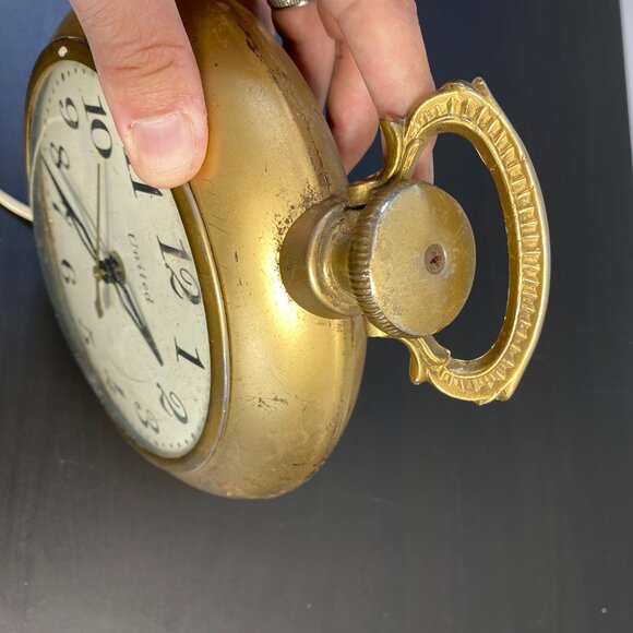 Vintage Working UNITED CLOCK CORP Brooklyn ny, U.S.A Watch Mid Century Wall Cloc - Picture 9 of 10